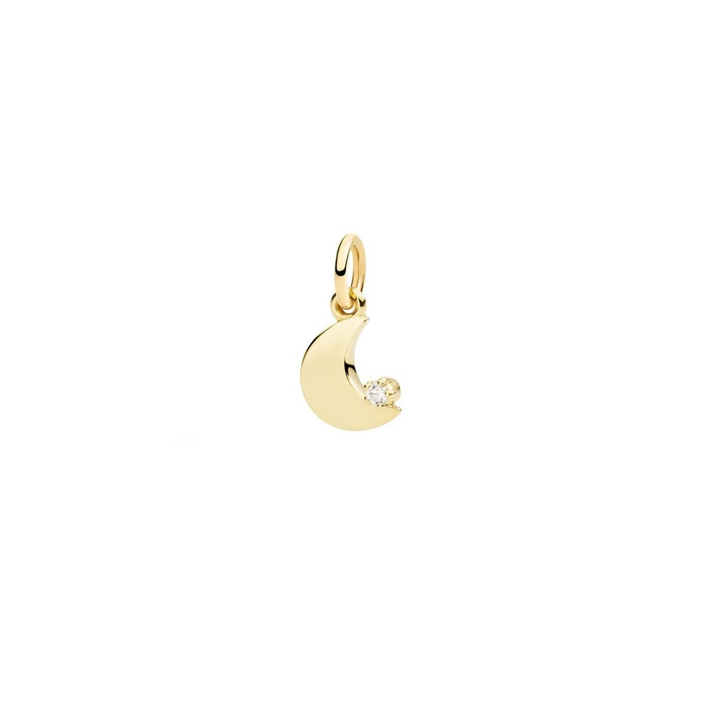 Charm Luna oro giallo 9kt e diamante [19d38272]