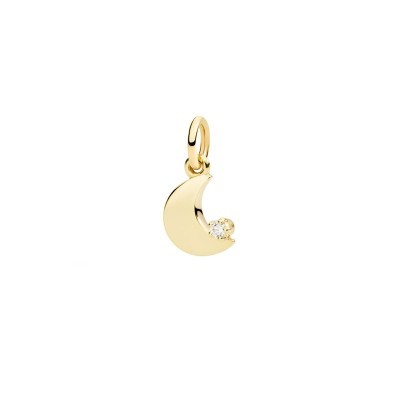 Charm Luna oro giallo 9kt e diamante [19d38272]
