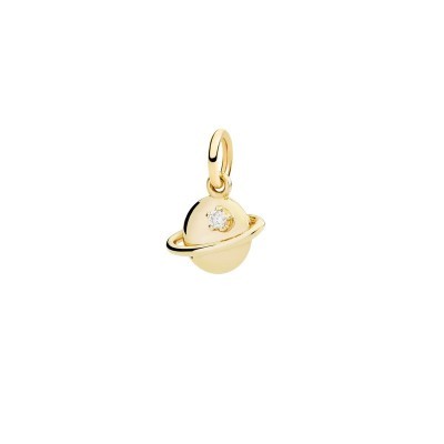 Charm Pianeta oro giallo 9kt e diamante [b6b7a89c]