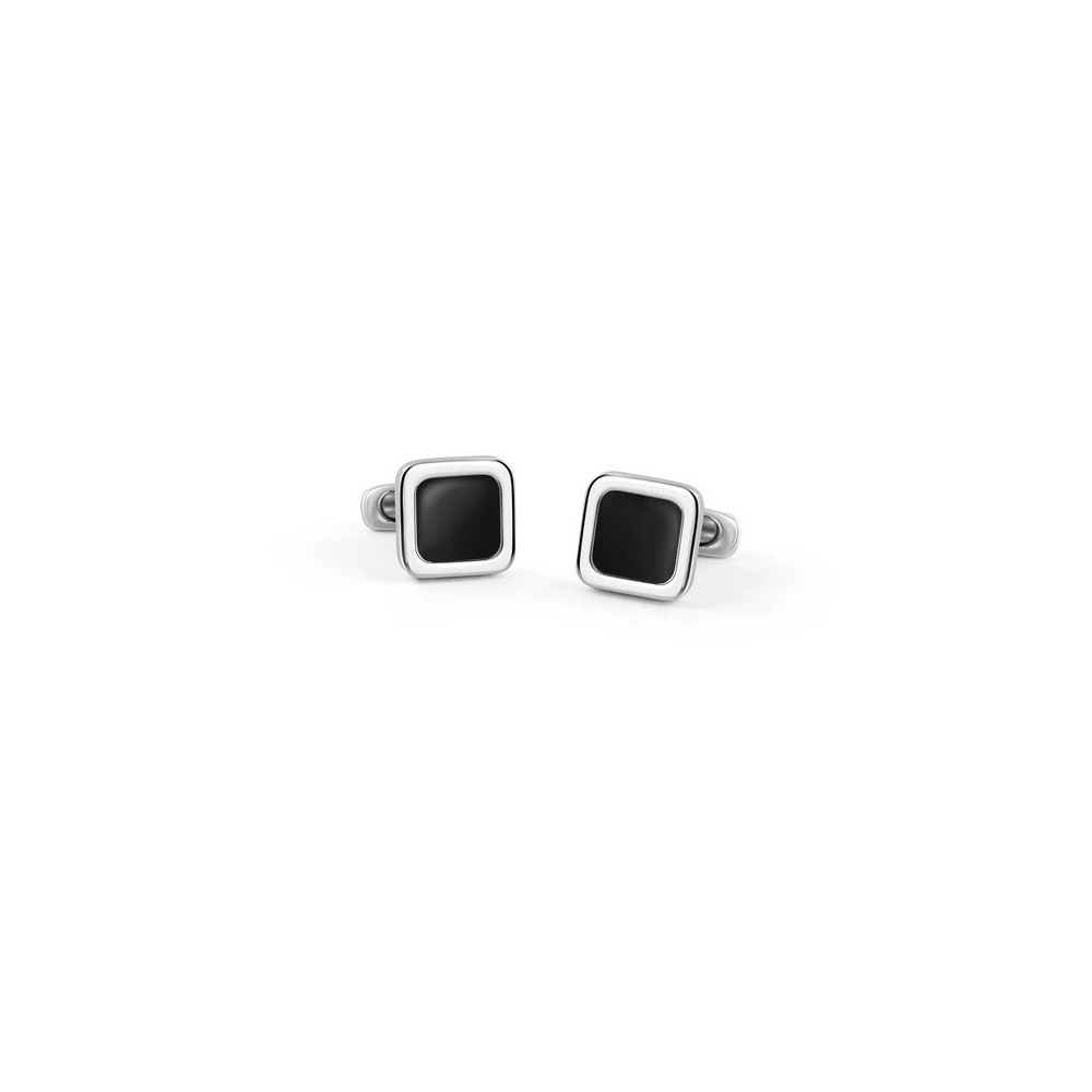 Gemelli Equilibrio argento con onice [f2509b47]