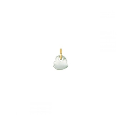 Componente battito cuore 18kt Prasiolite [d0e154d4]