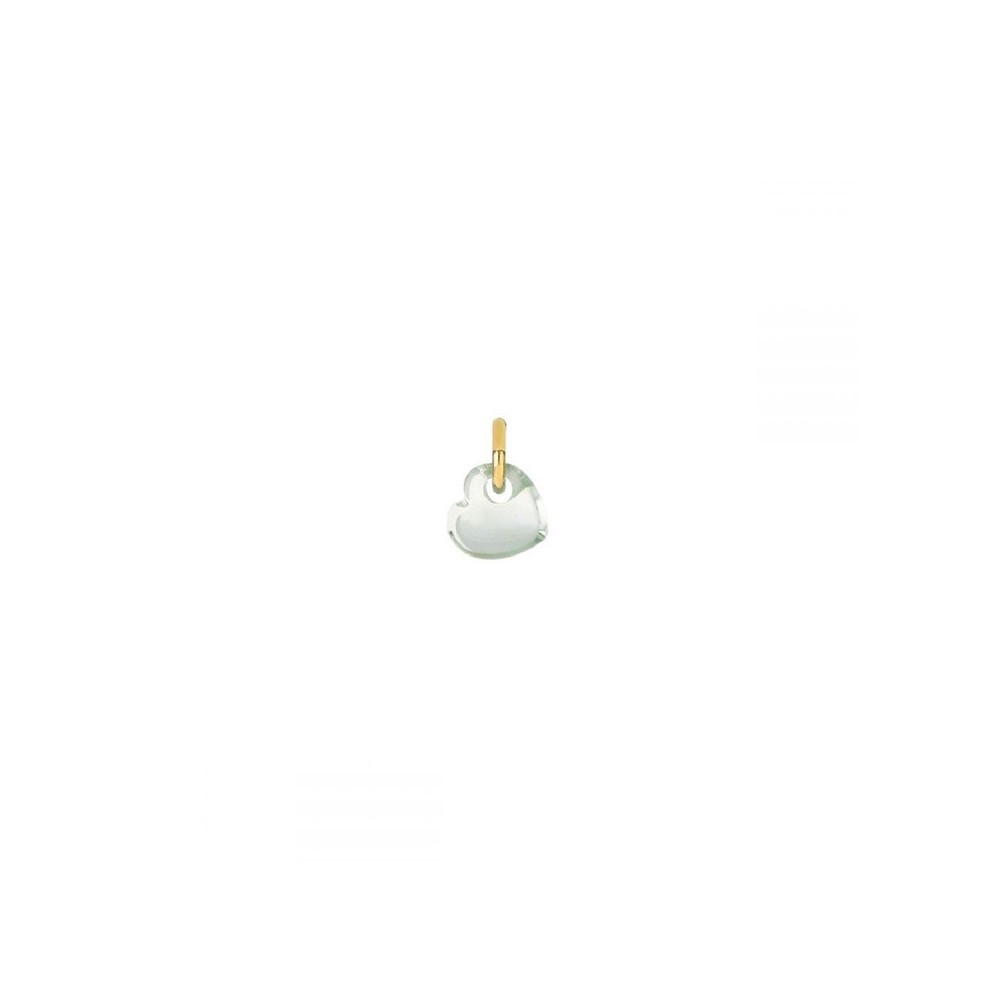 Componente battito cuore 18kt Prasiolite [d0e154d4]
