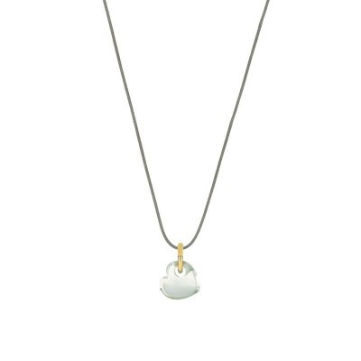 Componente battito cuore 18kt Prasiolite [d0e154d4]