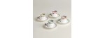 Set 4 tazze caffè piattino Hermès en Contrepoint [d6f1ae0b]