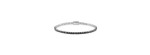 Bracciale Tennis oro bianco con diamanti black [aba3e510]