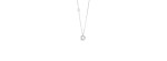 Collana Be Happy Lettera D oro bianco e diamanti [f4bc20f6]