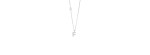 Collana Be Happy Lettera F oro bianco e diamanti [e657f3f2]