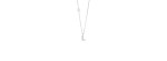 Collana Be Happy Lettera L oro bianco e diamanti [911b13e9]