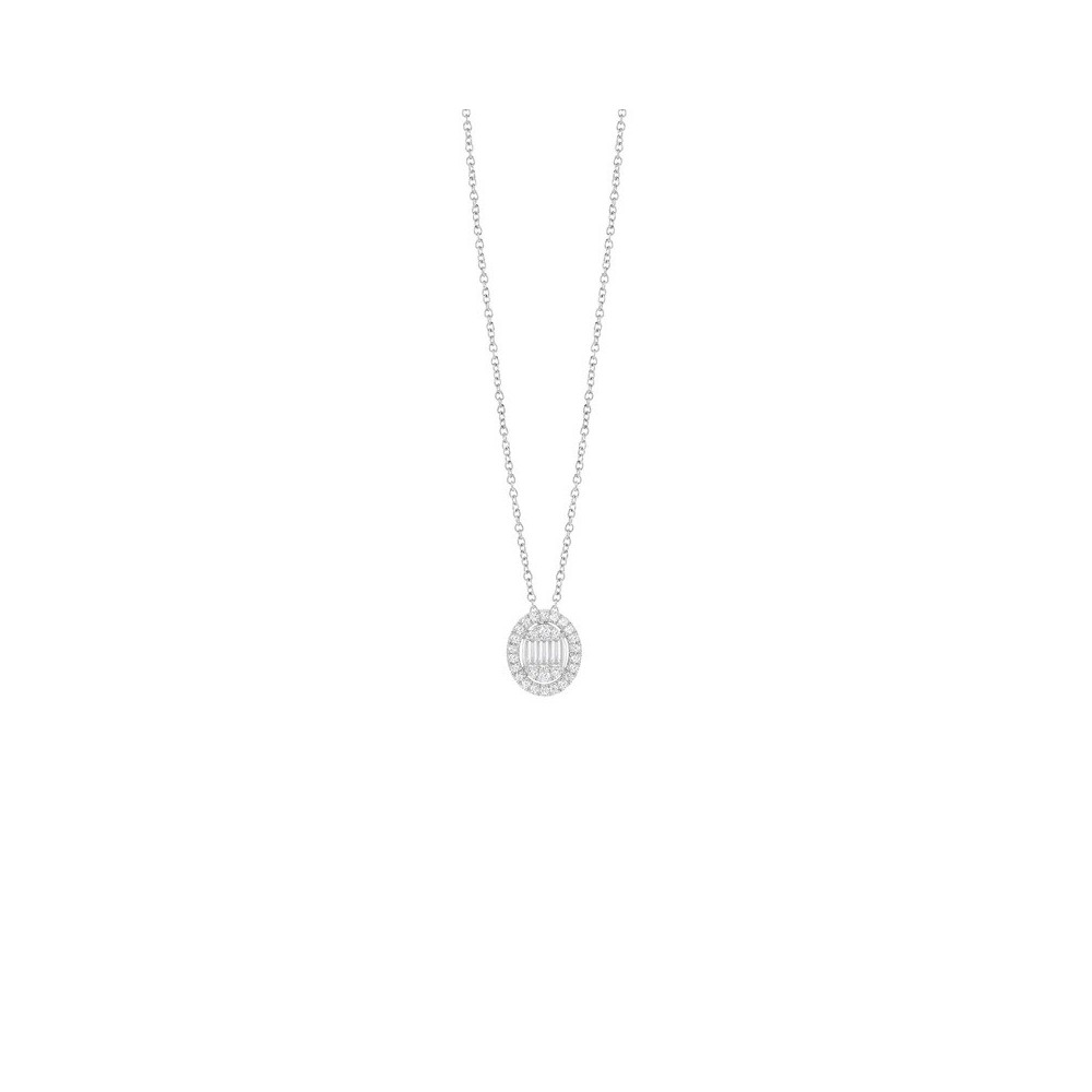 Collana Magia oro bianco con diamanti [a823f6ad]