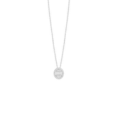Collana Magia oro bianco con diamanti [a823f6ad]
