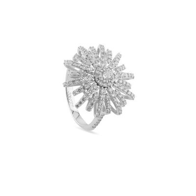 Anello Sole oro bianco con diamanti [dc3509f2]