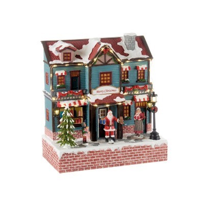 Casa di Natale carillon animata L'Oca Nera [db2c6f69]