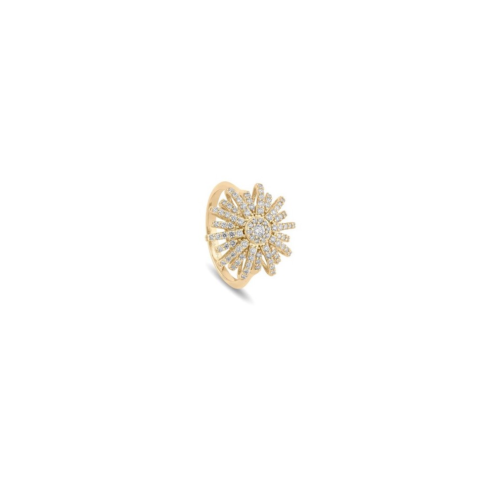 Anello Sole oro giallo con diamanti [a394a070]