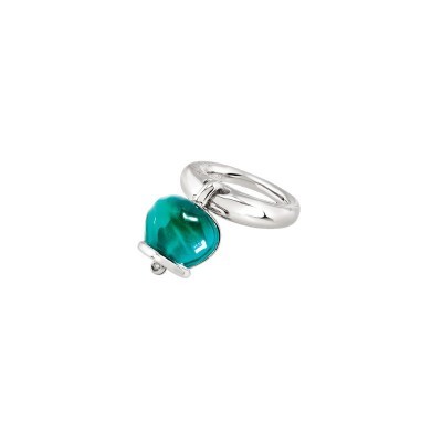 Anello Et Voilà Campanelle Argento verde [8d1cfc96]