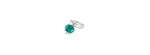 Anello Et Voilà Campanelle Argento verde [8d1cfc96]