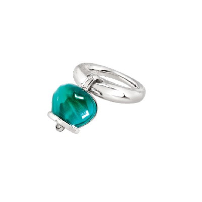 Anello Et Voilà Campanelle Argento verde [543abf9b]