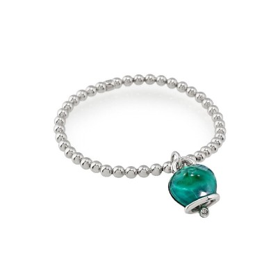 Bracciale Et Voilà Campanelle Argento verde [185bf793]