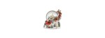 Boule Villaggio con Renne Carillon L'Oca Nera [6c5411bd]