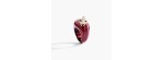 Anello Happy Frog Bordeaux oro rosa e diamanti [bd0783ae]