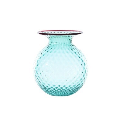 Vaso Balloton Fiori Verde Menta H. 21,3 [e50352bd]