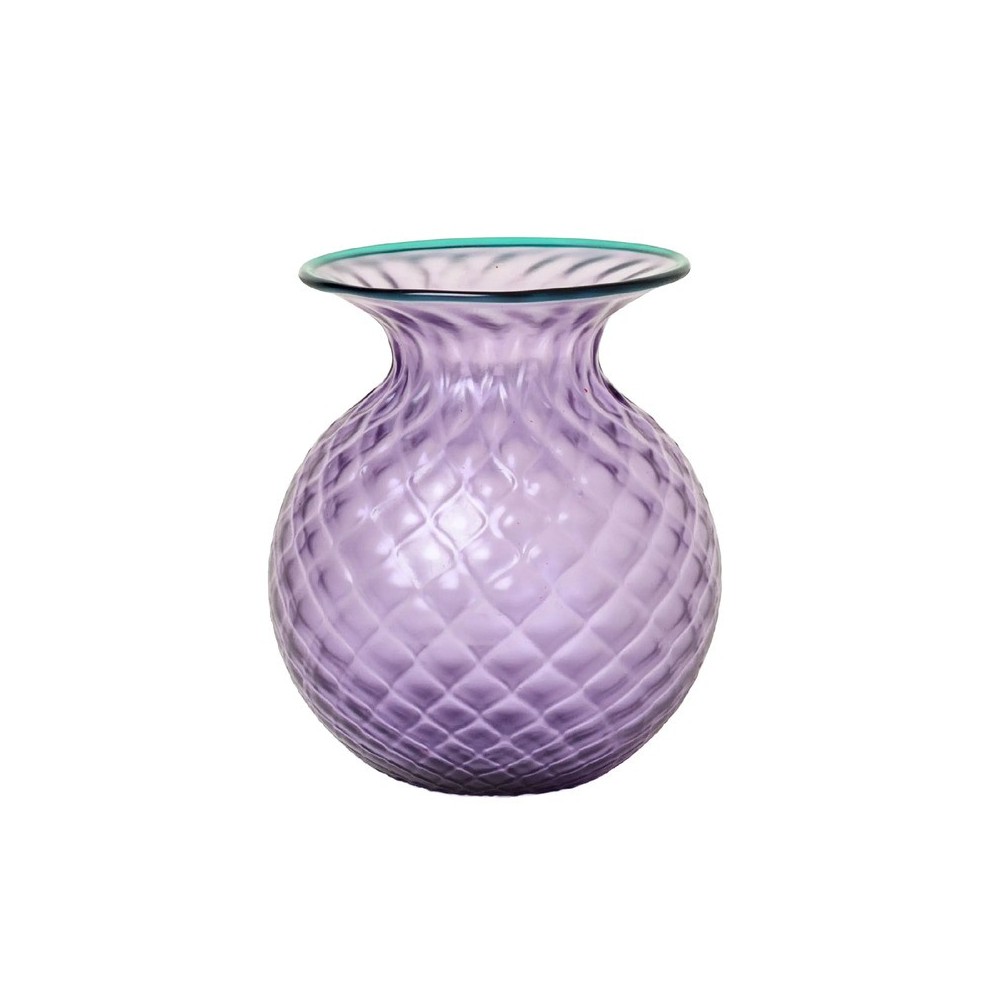 Vaso Balloton Fiori Lilla Menta H. 24 cm [3884b3be]