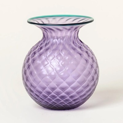 Vaso Balloton Fiori Lilla Menta H. 24 cm [e1a2f0b3]