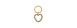 Portachiavi I Love You Ottone Grigiosole [36fe7338]