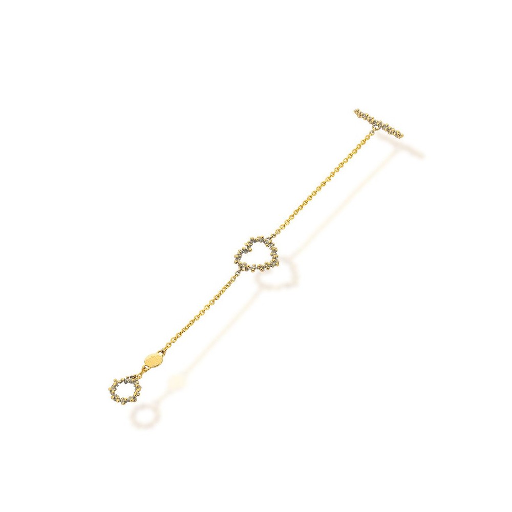 Bracciale Mon Amour Ottone Grigiosole [c3fbaf88]