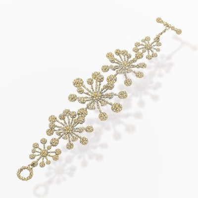 Bracciale Explosion Ottone Grigiosole [2bcc687d]