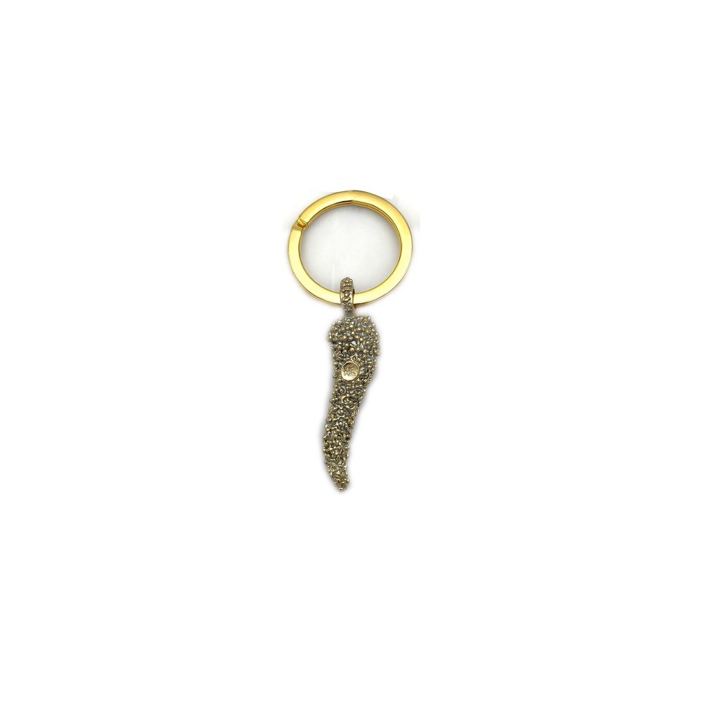 Portachiavi O Sole Mio Ottone Grigiosole [84b75bd0]
