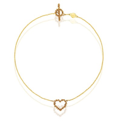 Collana Mon Amour Ottone Miele [4e1ec908]