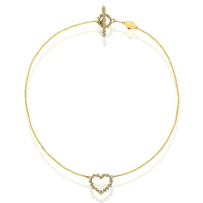 Collana Mon Amour Ottone Grigiosole [fb01b2df]