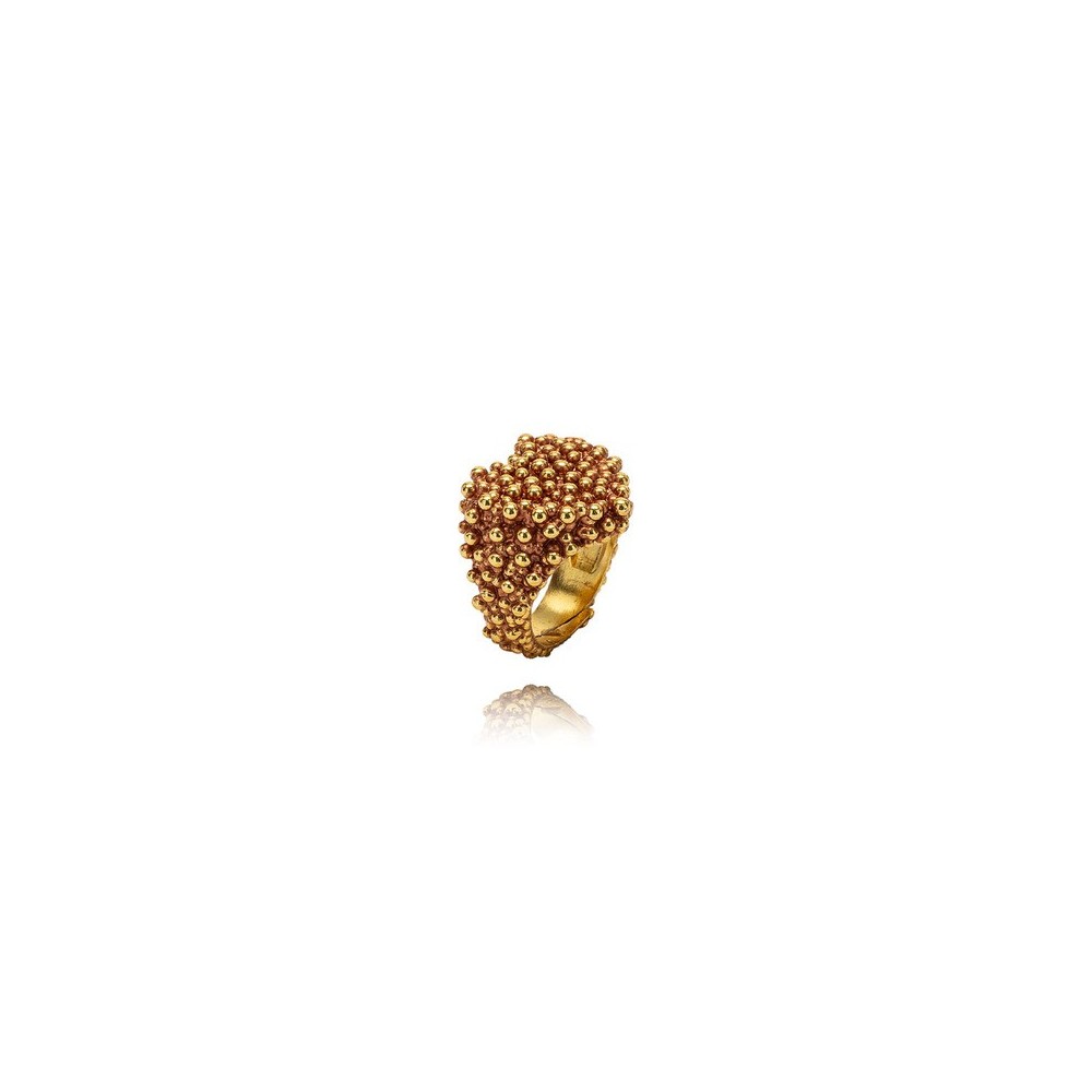 Anello I LOVE YOU Ottone Miele [76c7aade]