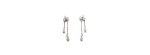 Orecchini Cristal oro bianco con diamanti [3dfd9dd6]