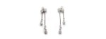 Orecchini Cristal oro bianco con diamanti [e4dbdedb]
