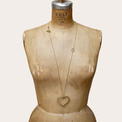 Collana I Love You Ottone Grano [d104856e]