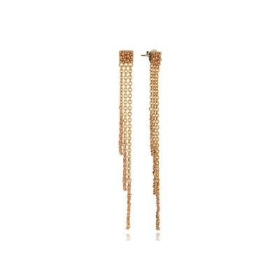Orecchini Charleston Ottone Miele [1cd70495]