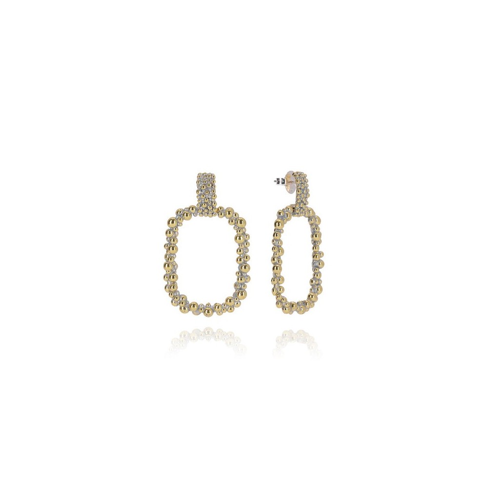 Orecchini Timbro Ottone Grigiosole [e2e0b613]