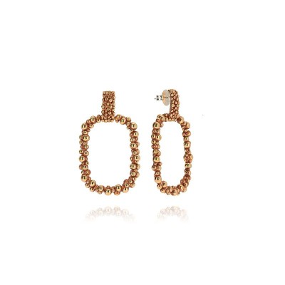 Orecchini Timbro Ottone Miele [f4c6e1a3]