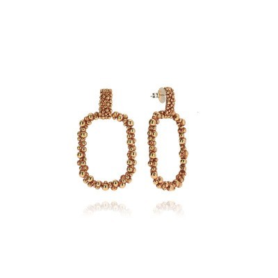 Orecchini Timbro Ottone Miele [f4c6e1a3]