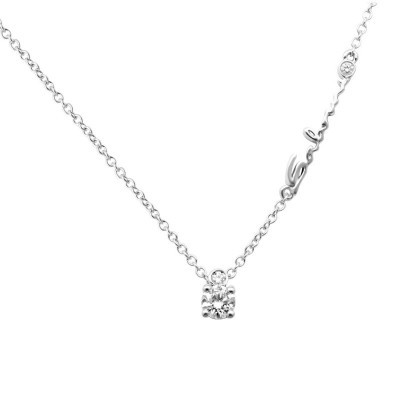 Collierino Daphne oro bianco e diamanti [ba24a026]