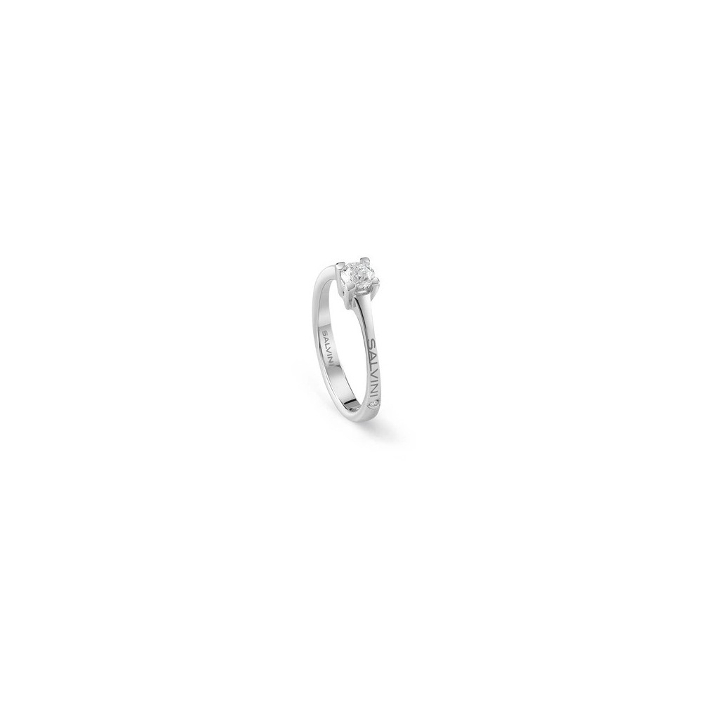 Anello Battito oro bianco con diamante [b48421c9]