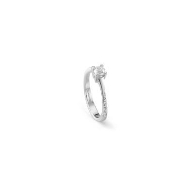 Anello Battito oro bianco con diamante [b48421c9]