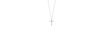 Collierino Croce Virginia oro bianco con diamanti [027ca4c2]