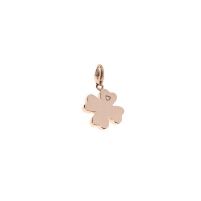 Charms Of Love quadrifoglio argento e diamante [60d129e2]