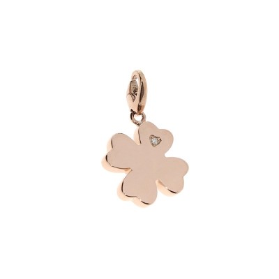 Charms Of Love quadrifoglio argento e diamante [b9f76aef]