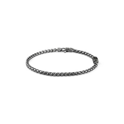 Bracciale Funky argento brunito con diamante [42290ec5]