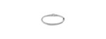 Bracciale Funky argento rodiato con diamante [f3b8a2c9]