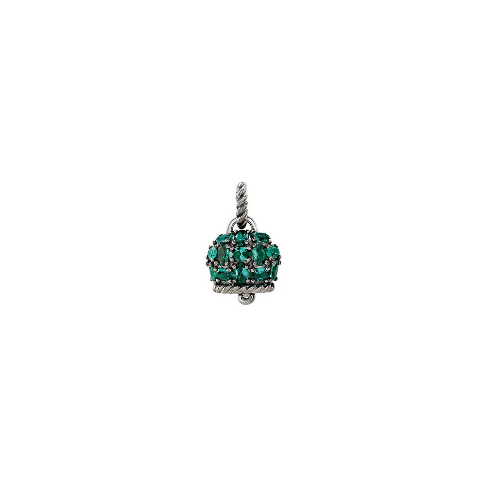 Ciondolo Et Voilà Campanelle Argento verde [ddc18f28]
