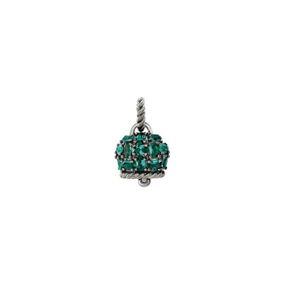 Ciondolo Et Voilà Campanelle Argento verde [ddc18f28]